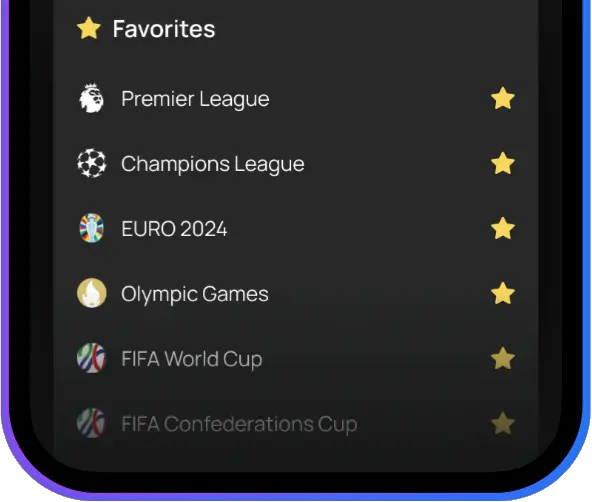 Select League <br/> and Fixture